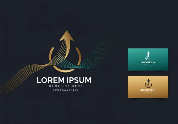 Abstract, elegant AI-generated logo for a coach or consultant