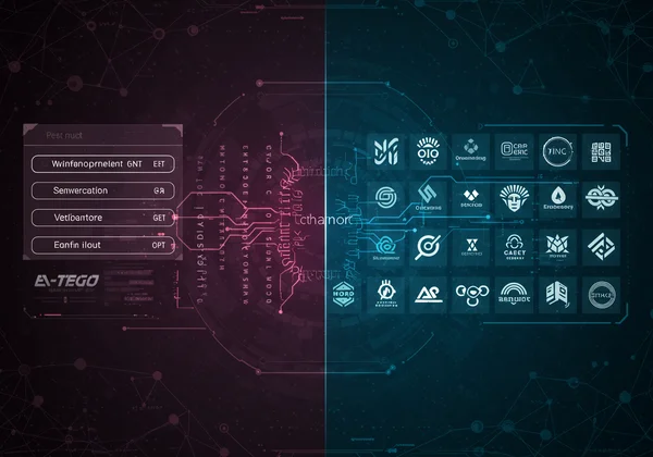 AI generating diverse logos from a text prompt